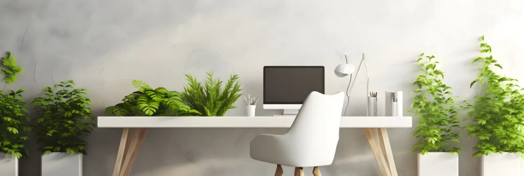 Umwelt freundlicher Arbeitsplatz